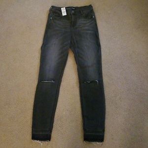 Express higwaisted skinny ankle jeans size 2R